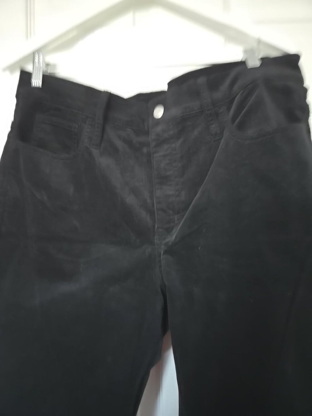 NWT J. Crew Black Corduroy Pants, Petite 33 Straight Leg